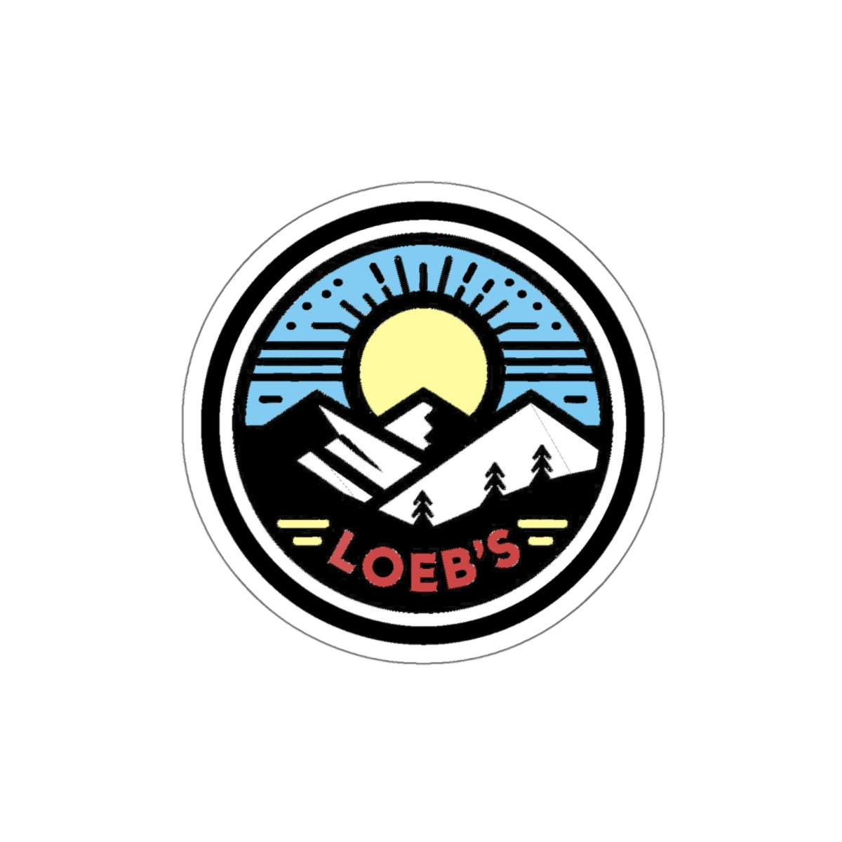 LOEB'S Peak Radiance Die-Cut Stickers