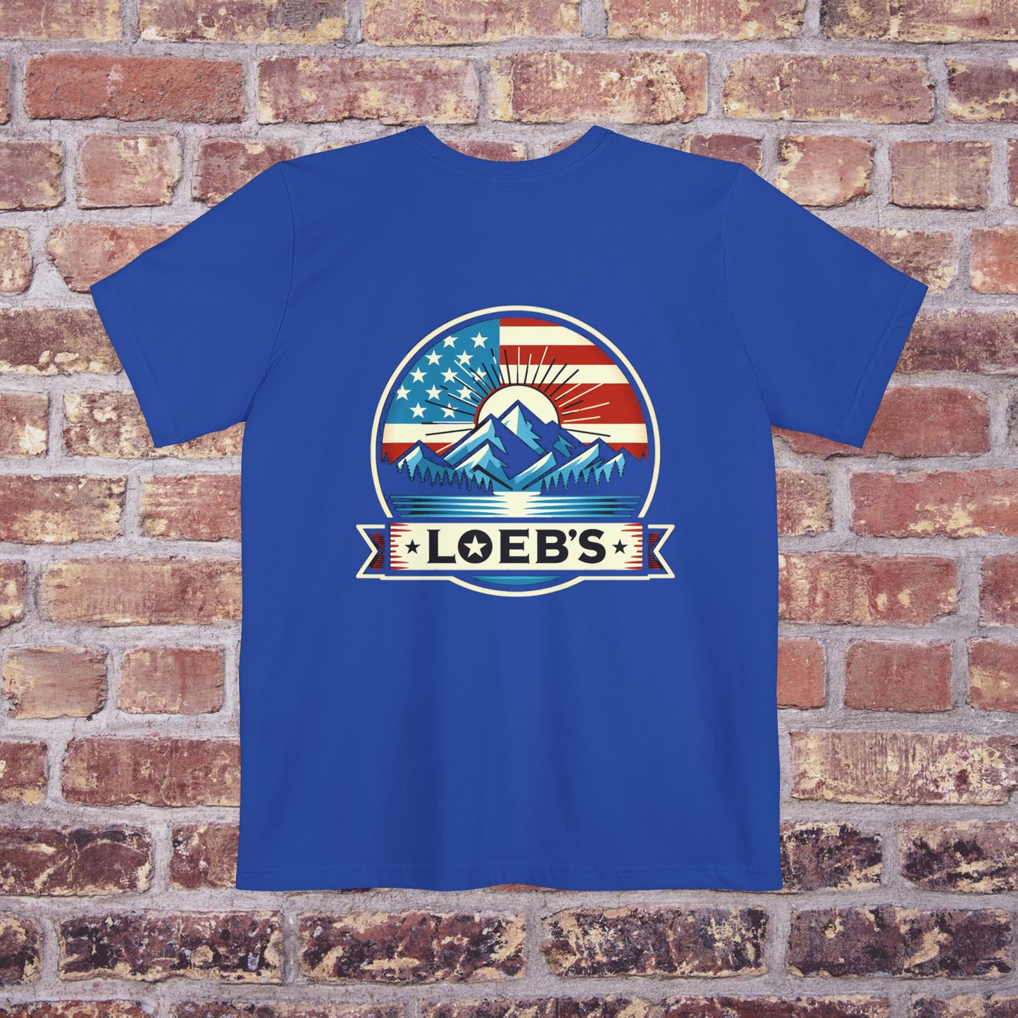 LOEB'S American Mountains Pocket T-shirt